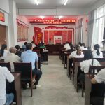 隆林各族自治县中医医院第一、二、三支部在职党员到民族社区开展2025年第二季度“双报到”活动